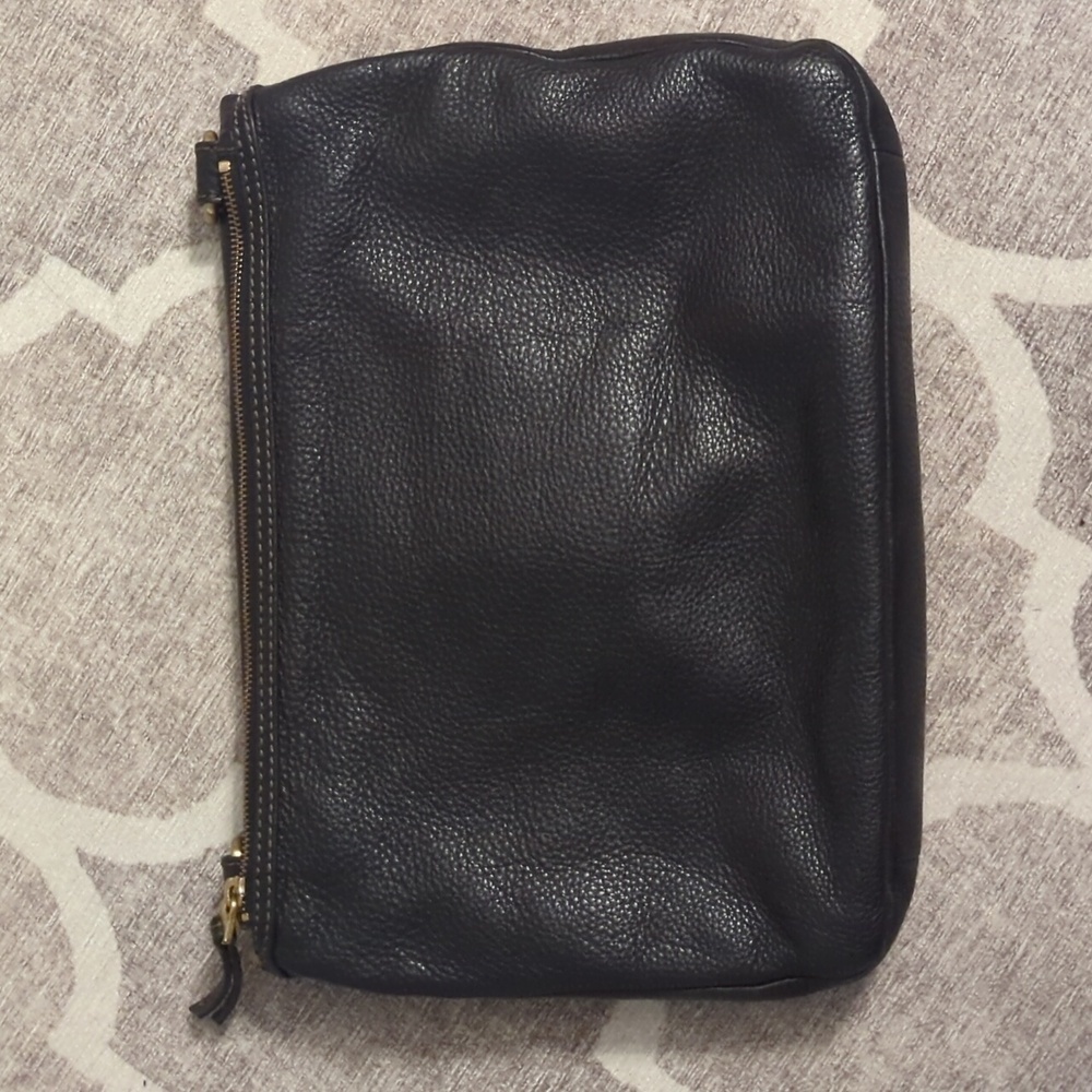 Large Fossil Erin Crossbody Fold Over Purse MISSING STRAP - Picture 4 of 8